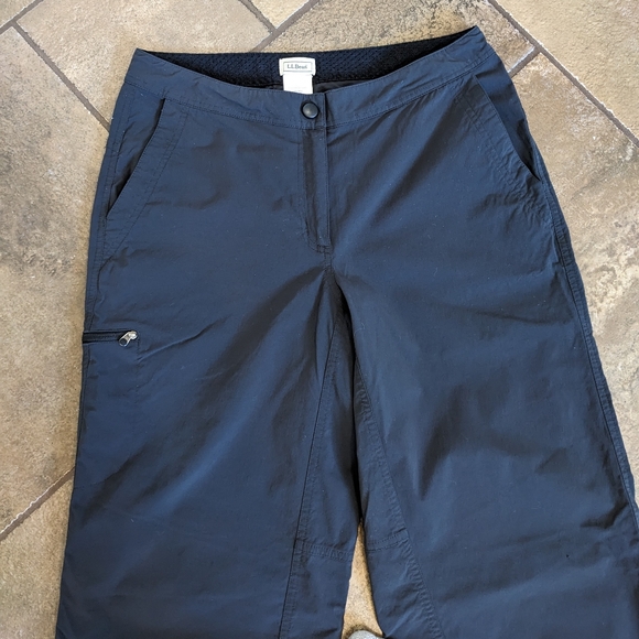 LL Bean Gorpcore Comfort Trail Pants Size 10 Dark Grey/Soft Black - Picture 9 of 14